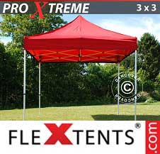 Pikateltta FleXtents Pro Xtreme 3x3m Punainen
