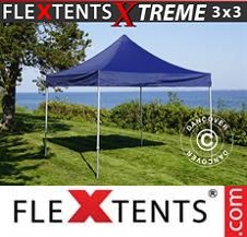 Pikateltta FleXtents Pro Xtreme 3x3m Tumman sininen